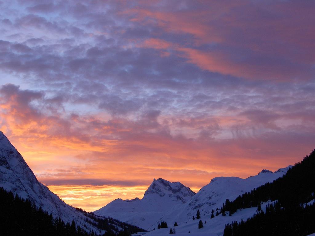 Haus Gstueat Lägenhet Lech am Arlberg Exteriör bild